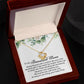 To My Beautiful Mom Love Knot Necklace