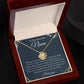 To My Beautiful Nana Love Knot Necklace