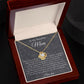 To My Beautiful Mom Love Knot Necklace
