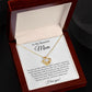 To My Beautiful Mom Love Knot Necklace