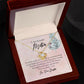 To My Beautiful Mother Love Knot Necklace