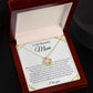 To My Beautiful Mom Love Knot Necklace