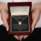 To My Beautiful Mother Love Knot Necklace