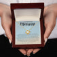 Letter To My Mommy Love Knot Necklace