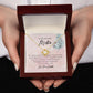 To My Beautiful Mother Love Knot Necklace