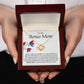 To My Bonus Mom Love Knot Necklace