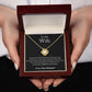 To My Wife Sometimes It Hard Love Knot Necklace