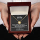 To My Wife Silver Love Knot Necklace
