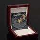 To My Daughter From Dad Love Knot Necklace