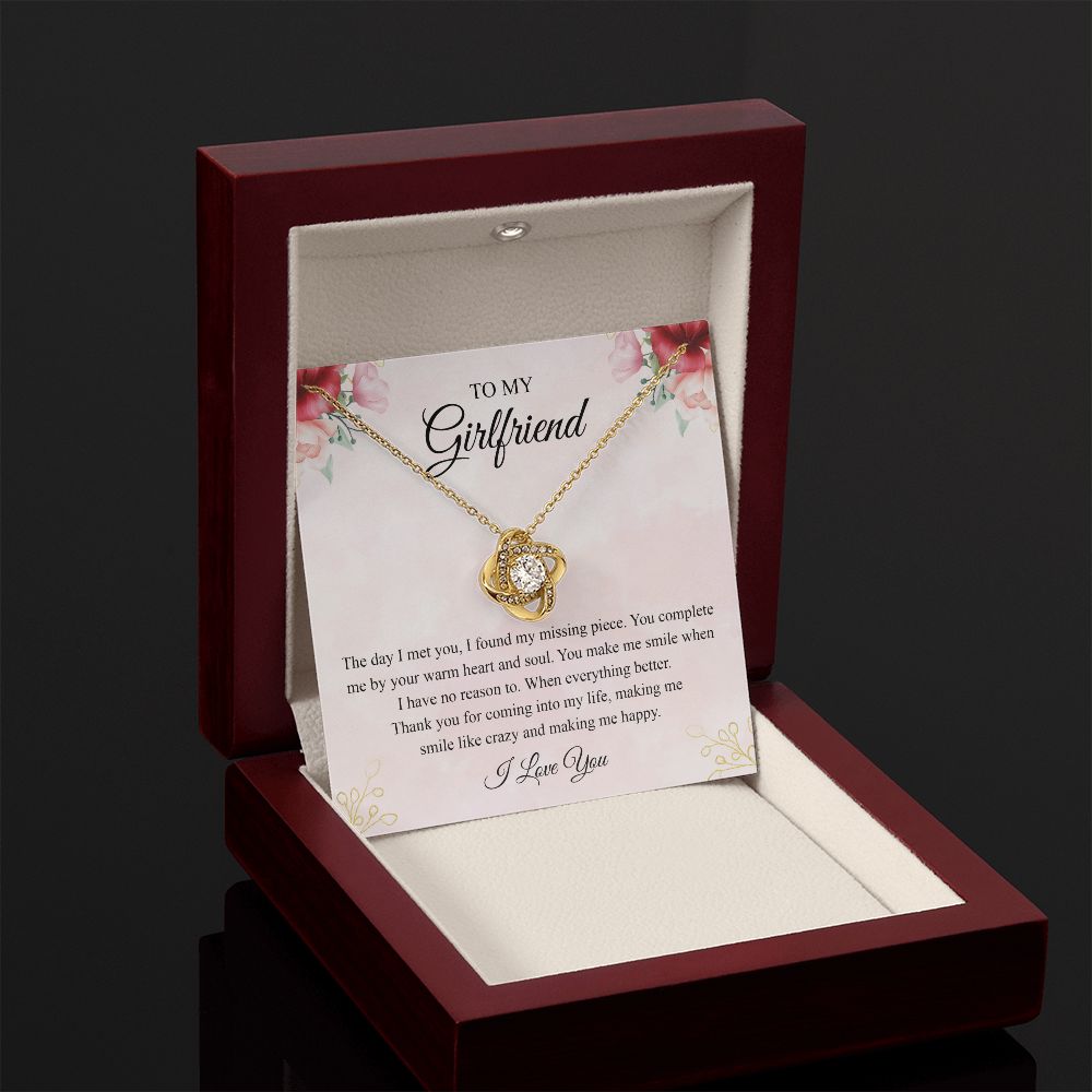 Gift For Girlfriend Love Knot Necklace