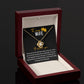 To My Wife I Choose You Love Knot Necklace