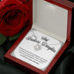 To My Badass Daughter Love Knot Necklace