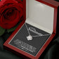 To My Soulmate Love Knot Necklace