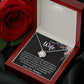 To My Wife Love Knot Necklace