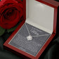 To My Beautiful Mom Love Knot Necklace