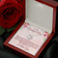 To My Beautiful Mom Love Knot Necklace