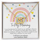 To My Mommy Interlocking Heart Necklace
