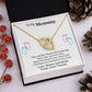 To My Mommy Interlocking Heart Necklace