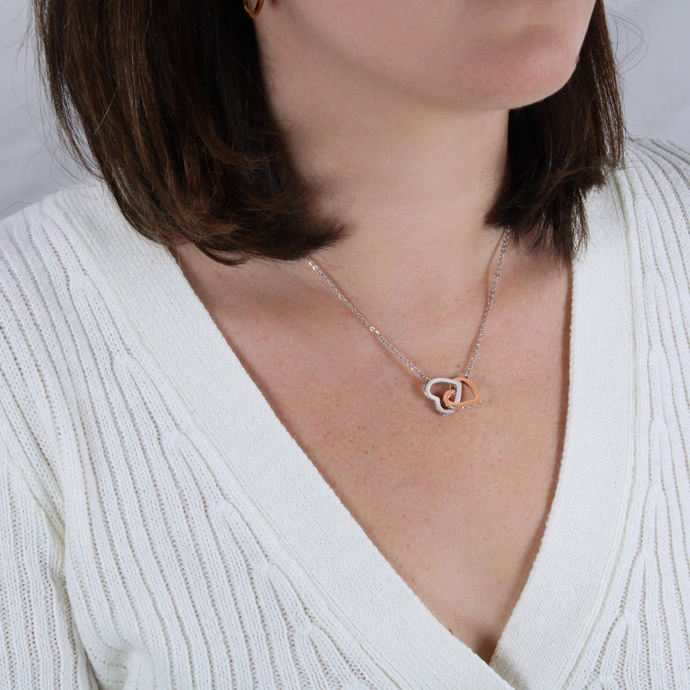 [Almost Gone] My Beautiful Daughter - Interlocking Heart Necklace