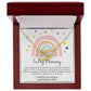To My Mommy Interlocking Heart Necklace