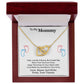 To My Mommy Interlocking Heart Necklace