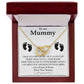 To My Mummy Interlocking Heart Necklace