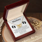 To My Mummy Interlocking Heart Necklace