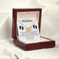 To My Mummy Interlocking Heart Necklace