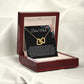 Gift For Mom From Daughter Interlocking Heart Necklace