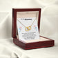 To My Mommy Interlocking Heart Necklace
