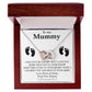 To My Mummy Interlocking Heart Necklace