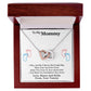 To My Mommy Interlocking Heart Necklace