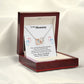 To My Mommy Interlocking Heart Necklace