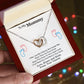 To My Mommy Interlocking Heart Necklace