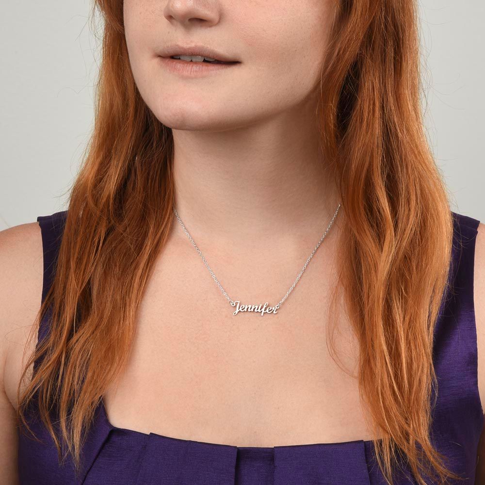Mom - For All The Times - Name Necklace