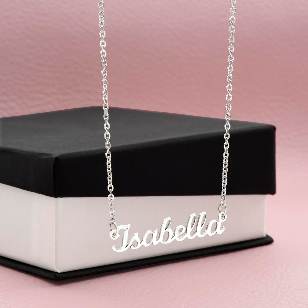 Mom - For All The Times - Name Necklace