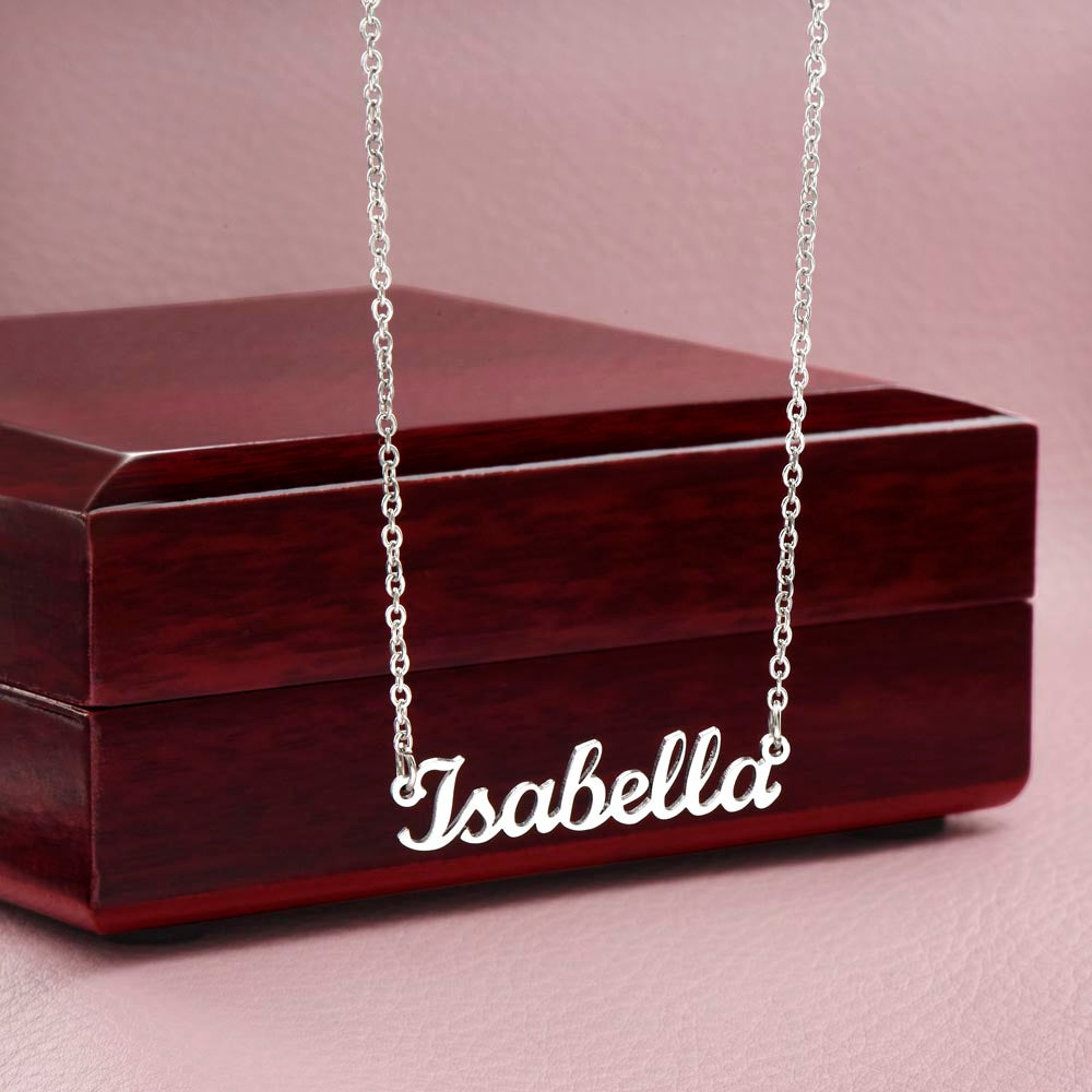 Mom - For All The Times - Name Necklace