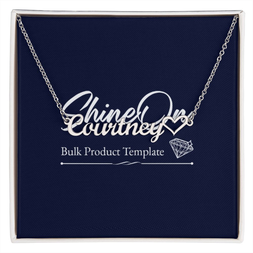 Heart Name Necklace