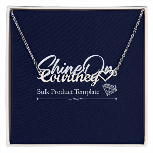 Heart Name Necklace
