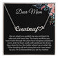 Gift For Mom Heart Name Necklace
