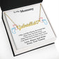 To My Mommy Heart Name Necklace