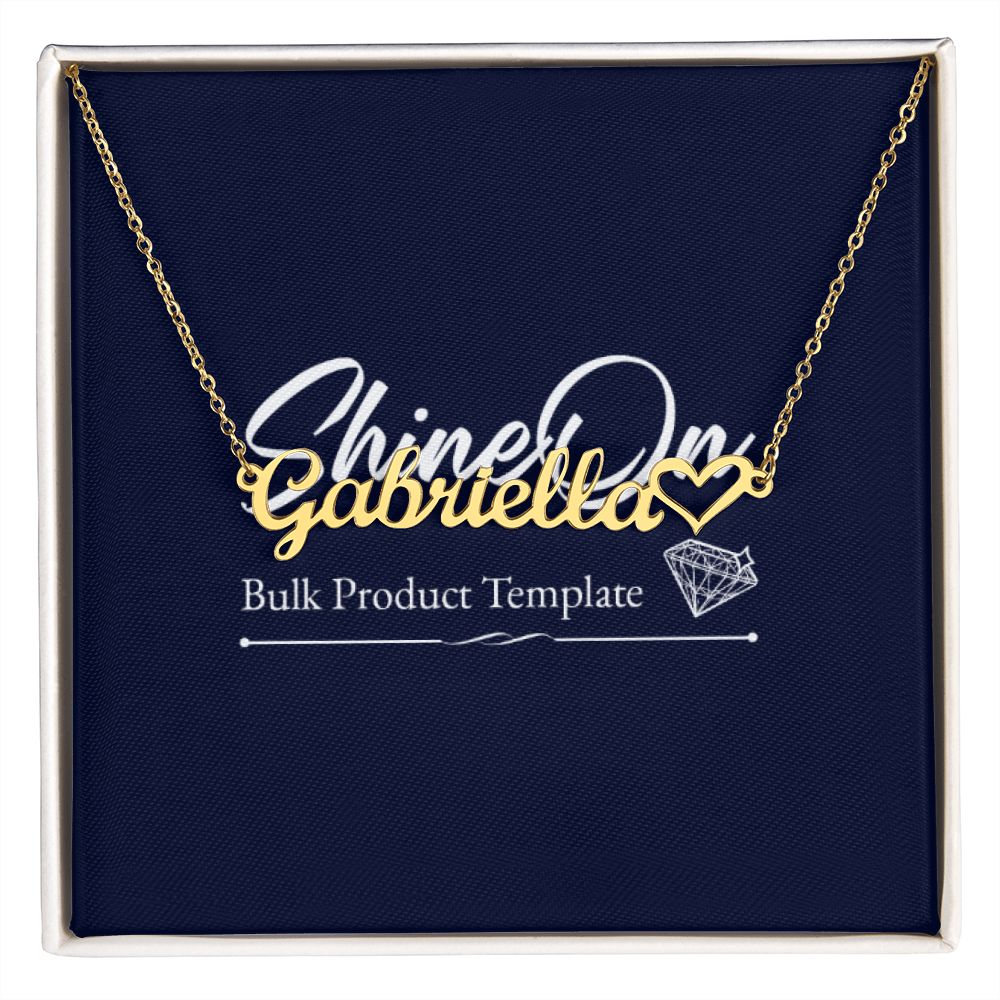 Heart Name Necklace
