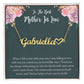 To The Best Mother In Law Heart Name Necklace
