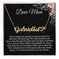 Gift For Mom Heart Name Necklace