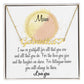 Gift For Mum Heart Name Necklace