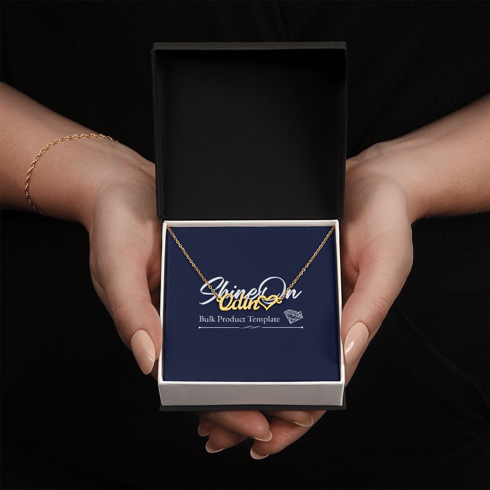 Heart Name Necklace