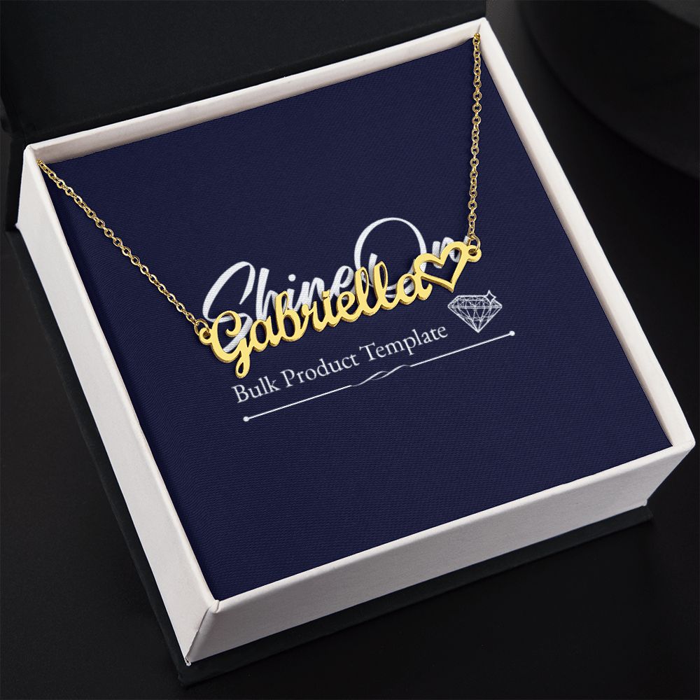 Heart Name Necklace