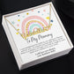 To My Mommy Heart Name Necklace