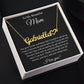 To My Beautiful Mom Heart Name Necklace