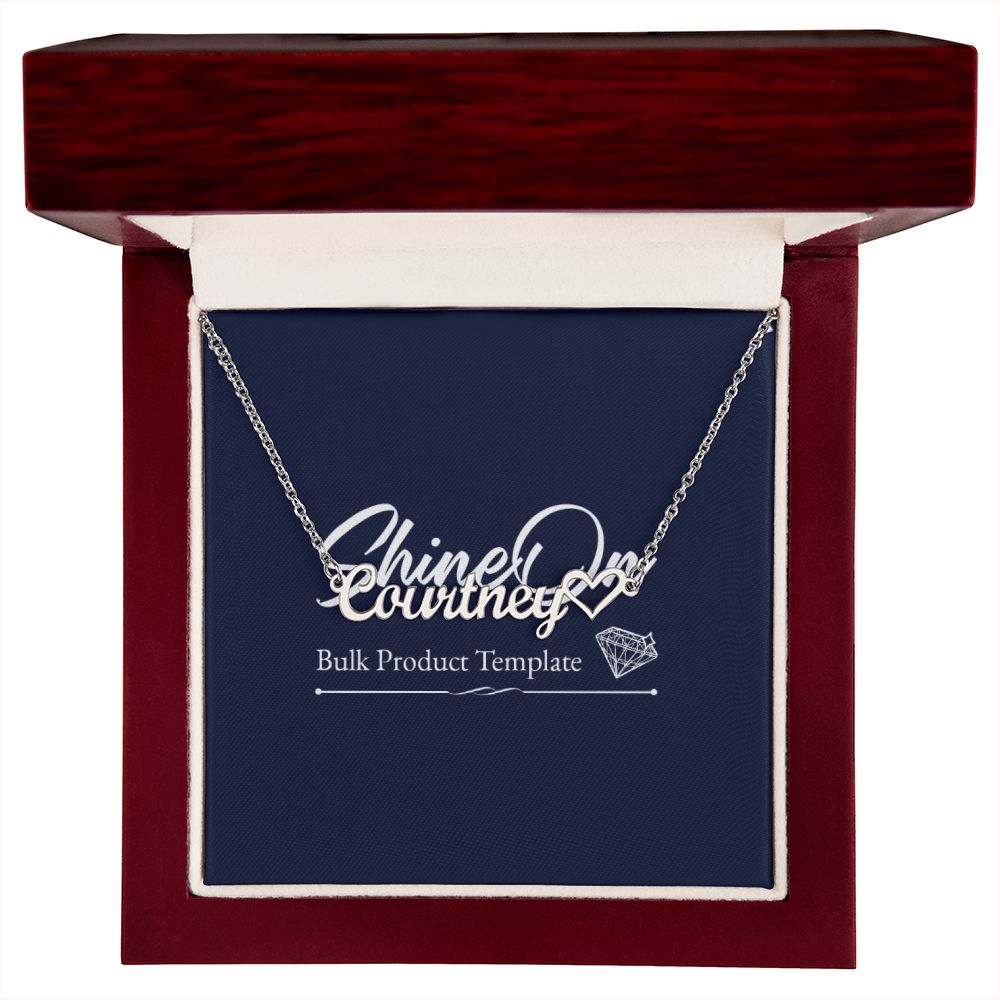 Heart Name Necklace